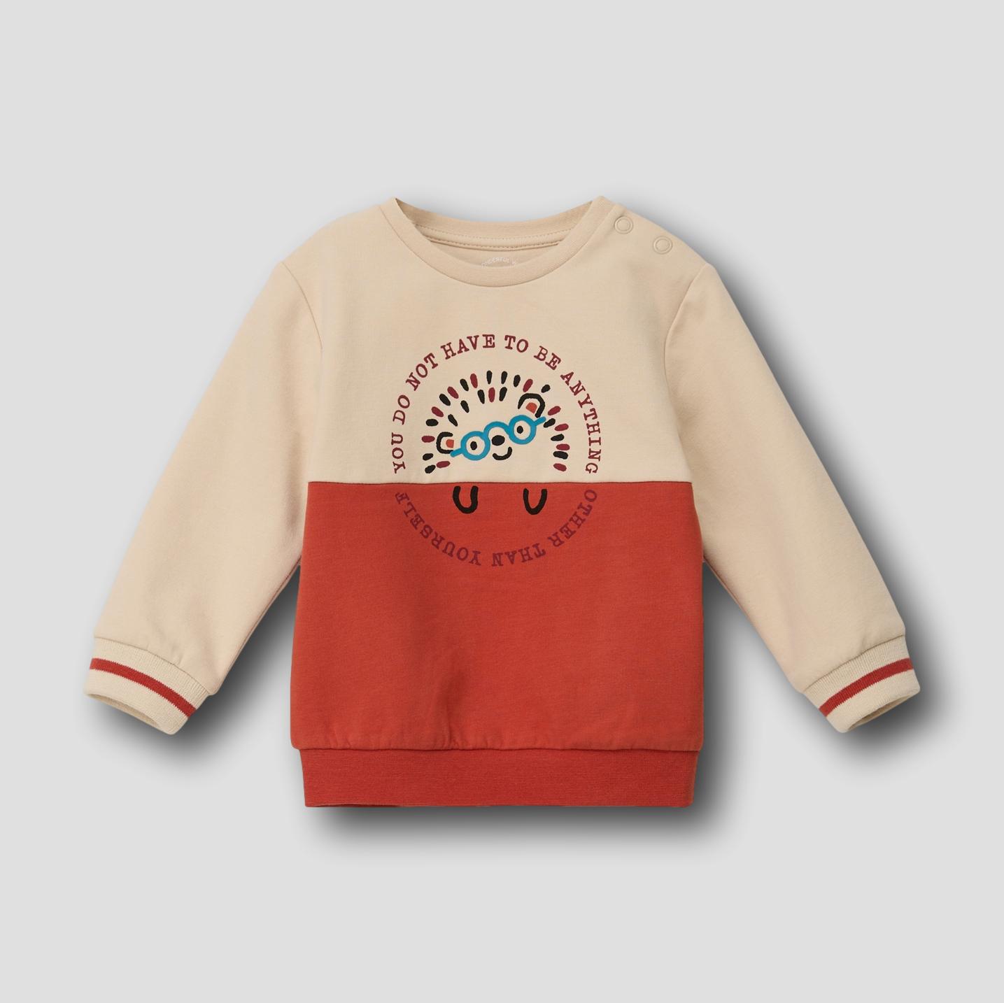 Baby Sweatshirt Colour Peppys - mit Blocking