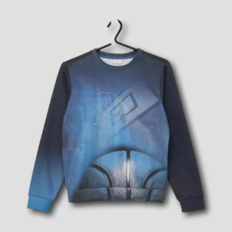 Sweatshirt mit Allover-Foto-Print