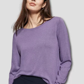 Basic Pullover aus Feinstrick