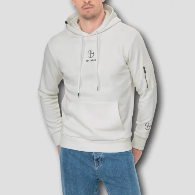 KEY LARGO Hoodie mit Logodetail