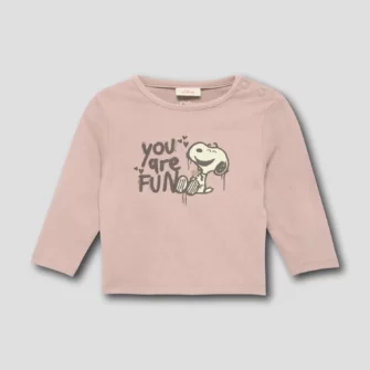 Longsleeve mit glitzerndem Snoopy®-Print