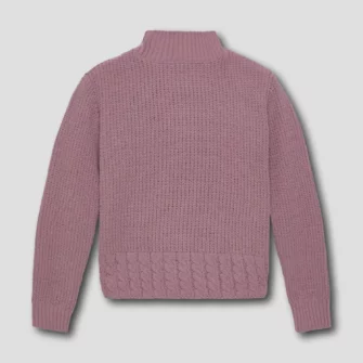 Boxy Pullover mit Stehkragen