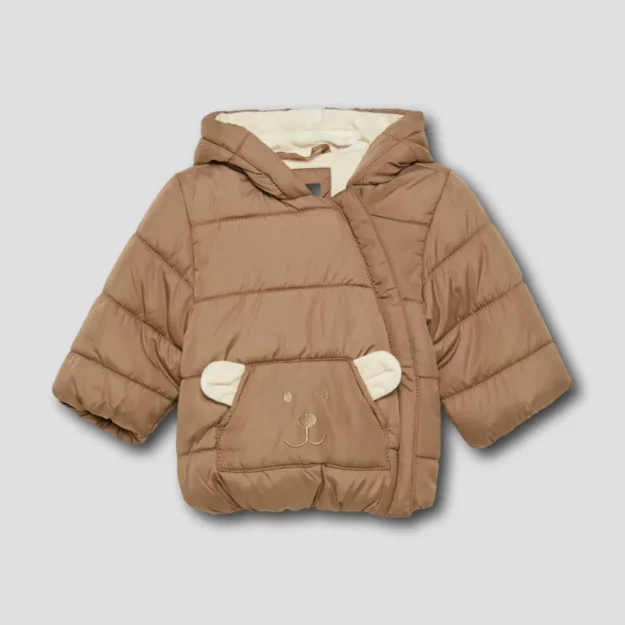 Baby-Outdoor-Jacke mit Bären-Motiv