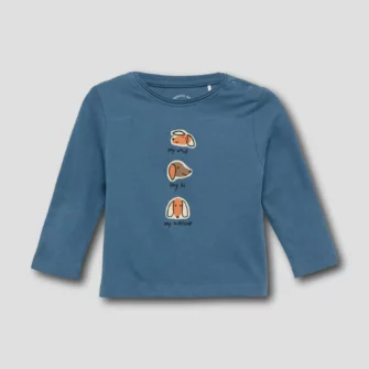 Baby Longsleeve mit Frontprint